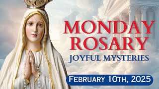 HOLY ROSARY with LITANY 🌺 Monday February 10, 2025 🌺 Joyful Mysteries 🌺 Today's Rosary🌹