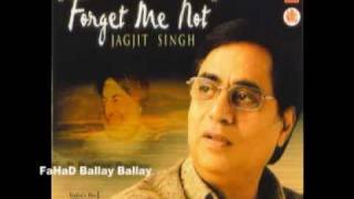 IN ASHQON KO PANI KEHNA Jagjit Singh Album FORGET ME NOT