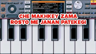 Che Makhkey Zama Rosto Me Janan Patekegi | Pashto Song On ORG Piano 🎹