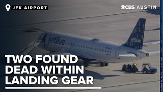 How did two bodies end up in the wheel well of a JetBlue plane?