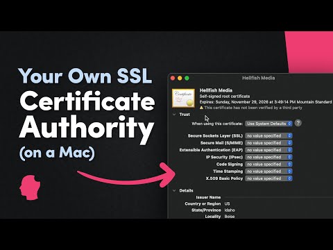 Create Your Own SSL Certificate Authority for Local HTTPS Development on a Mac