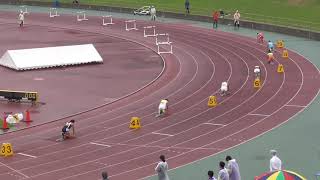 【中大陸上部】2017.09.15〜17 関東新人 400mH予選 平村 53”22