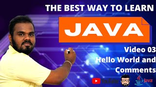 Java 03 - Java Hello world & Comments in Sinhala