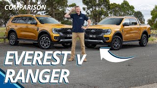 2024 Ford Ranger Wildtrak v Ford Everest Wildtrak Comparison | Which Ford ute or SUV best suits you?