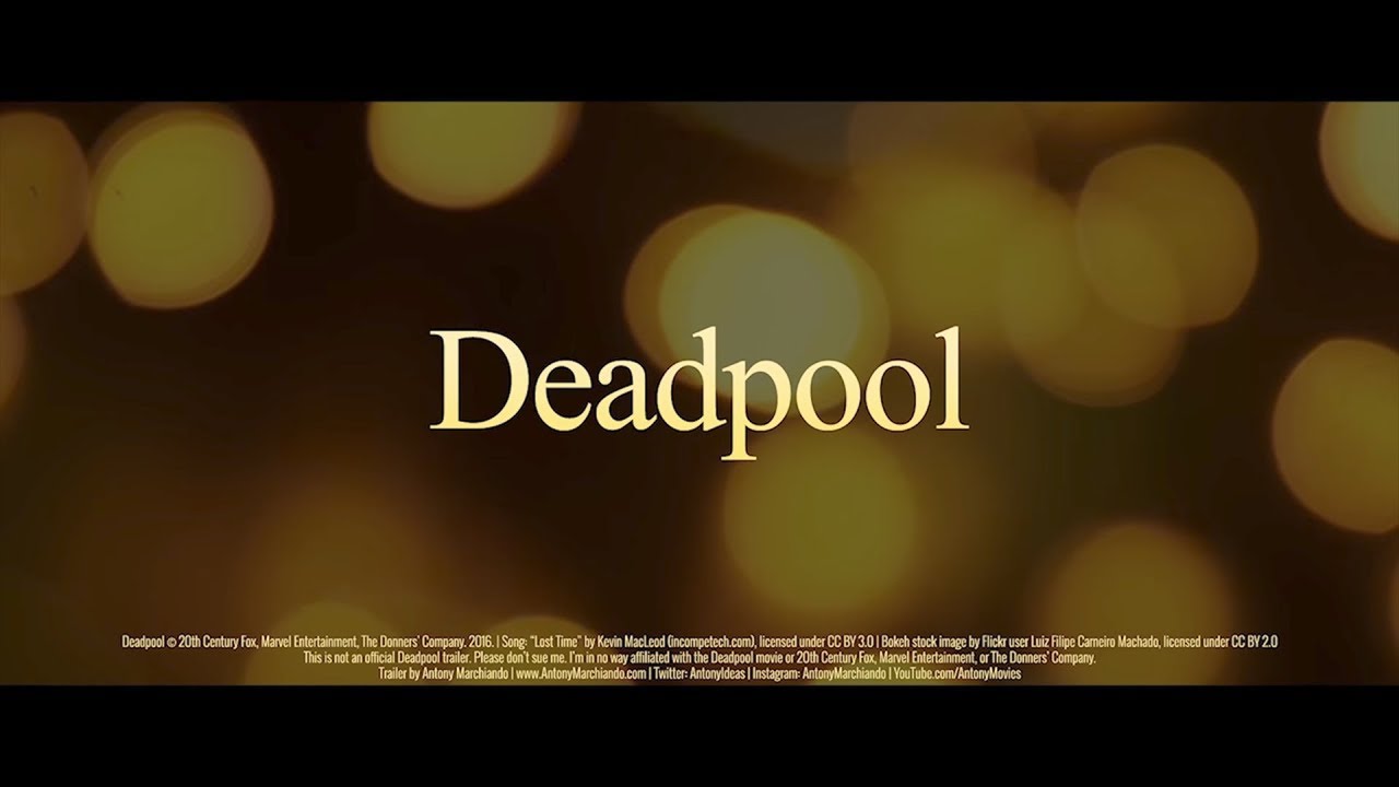 Deadpool 2016 Romance Drama Movie Trailer Youtube