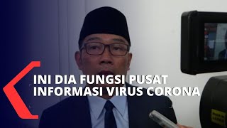 Ridwan Kamil Jelaskan Pusat Informasi Virus Corona Di Jabar