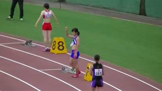 20180623福岡県高校陸上学年別大会北部予選（AB戦） 女子A400m決勝