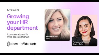 How to grow your HR department: a conversation with two HR professionals