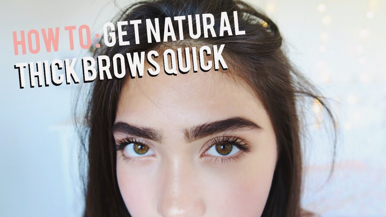 Thick Natural Eyebrows Info Page Brow Lamination