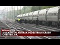 2 struck, killed by southbound Amtrak train; Amtrak, SEPTA suspends services