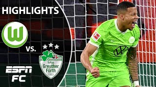 Wolfsburg takes care of Greuther Furth off two goals from Vranckx | Bundesliga Highlights | ESPN FC