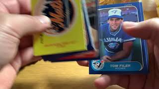 ASMR Whisper and Gum Chewing: 2018 Leaf Flash and 1986 Fleer Baseball