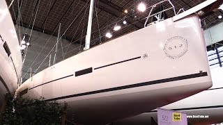 2016 Dufour 512 Grand Large Sailing Yacht - Deck, Interior Walkaround-2015 Salon Nautique Paris