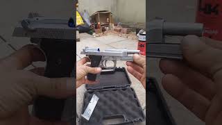 Pistola airsoft gbb kjworks m9 lindíssima