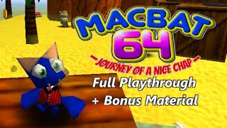 "Macbat 64" - Full Story Playthrough + Bonuses and Easter Eggs