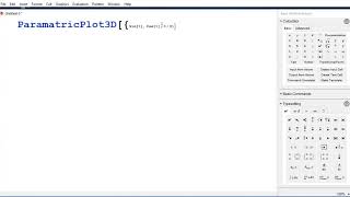 Plot a parametric curve on mathematica in 3D.
