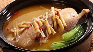 手把手教你做老鸭汤营养做法，清香鲜美，好喝又营养！#food #cooking #duck