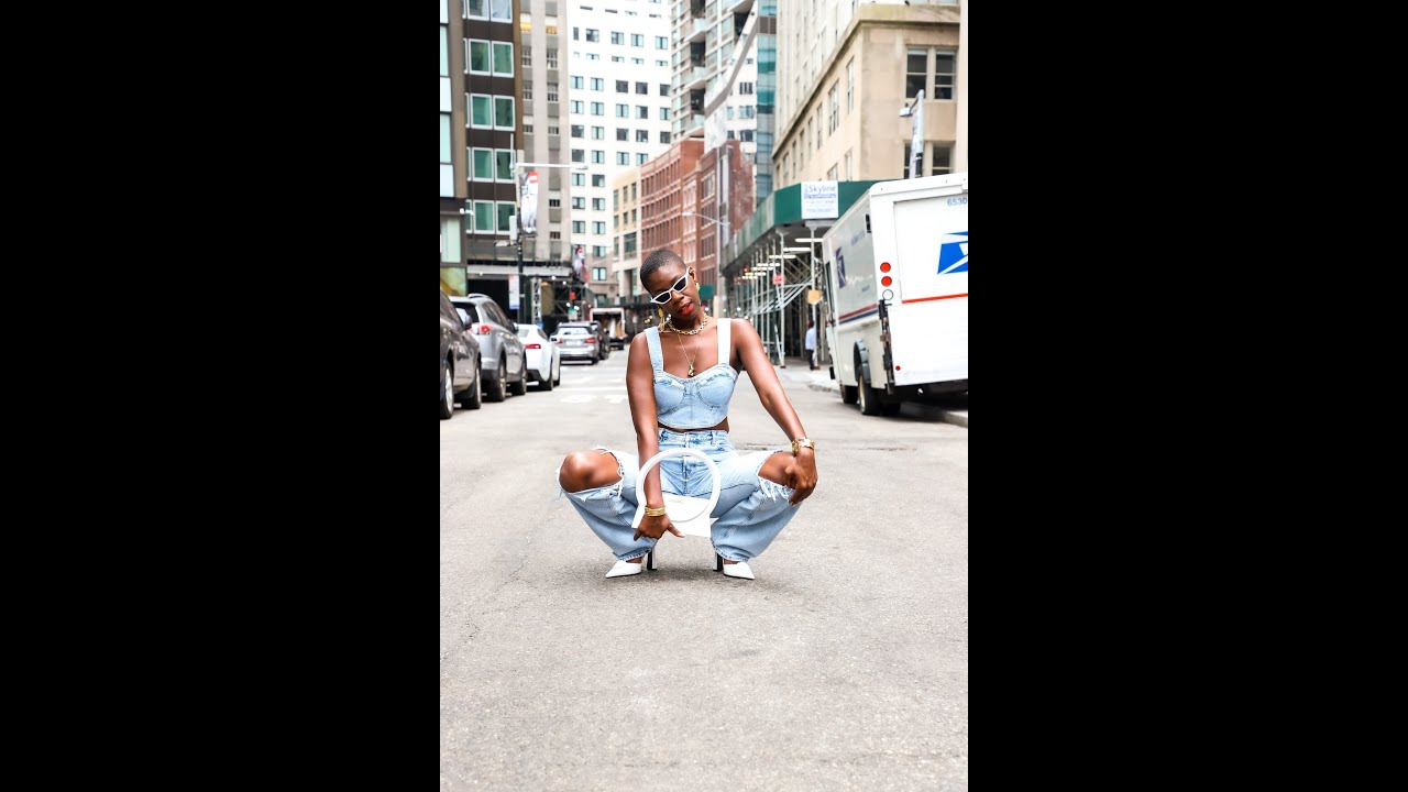 Nyfw Denim Outfit Youtube