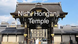 Beautiful Nishi Honganji Temple In Kyoto: Japan