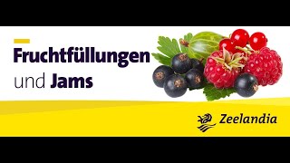 Zeelandia Fruchtfüllungen und Jams