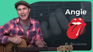 Angie by The Rolling Stones | Guitar Lesson