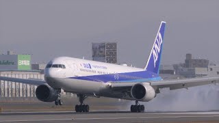 11.26  やっぱり767-300の迫力がいい！/ 伊丹空港 32L  OSAKA International Airport