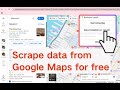 How to scrape data from Google Maps(with emails) | Google Maps Scraper