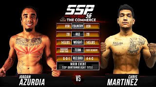 Jordan Azurdia vs Chris Martinez - SSP 56