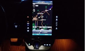 NIGHT MODE | how to dim touch screen | 2017 Toyota Prius Prime