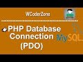 php database connection tutorial (PDO) #3