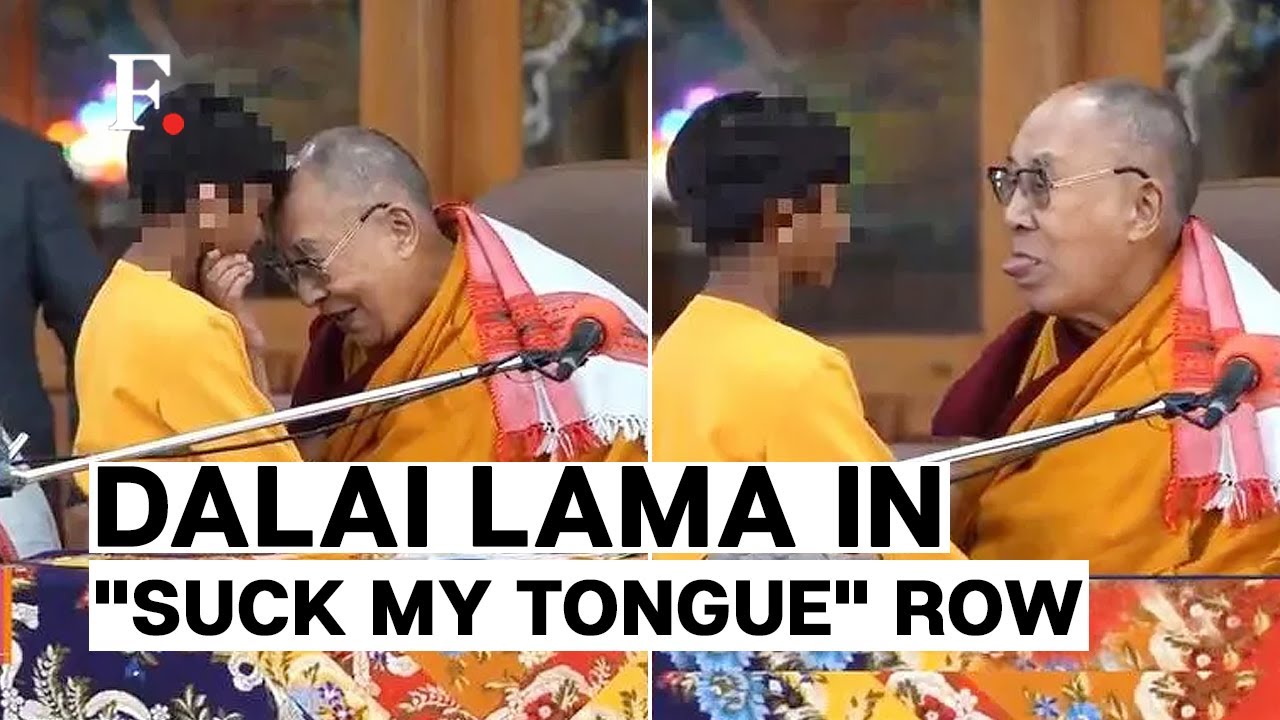 Viral Video Shows Dalai Lama Asking A Young Boy To "Suck His Tongue ...