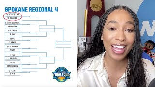 First March Madness women's bracket predictions of February