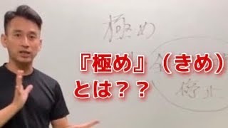 【空手・形】「極め」とは？