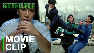 Donnie Yen best fly kick in the action movie game | 'In the Line of Duty 4: Witness (1989)