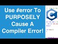 #error Preprocessor Directive | C Programming Tutorial