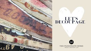 Let's Decoupage | The Idea Ladies