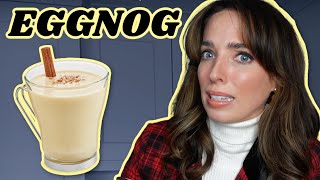 TASTING EGGNOG FOR THE FIRST TIME / Making Winter Christmas Festive Drinks at home | Ciara O Doherty