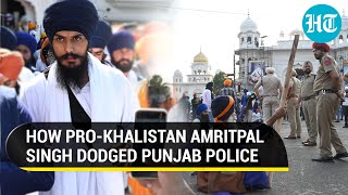 High drama erupts in Punjab as cops chase Khalistani sympathiser Amritpal Singh | Watch