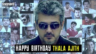 Happy Birthday Thala Ajith Kumar | #valimai #hbdthala #hbdajith | StatusBite