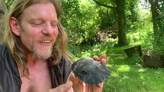 Making A Flint Axe From Start To Finish With Will Lord