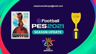 eFootball PES 2021 SEASON UPDATE FIFA WORLD CUP FRANCE 1938 OPTION FILE PS4