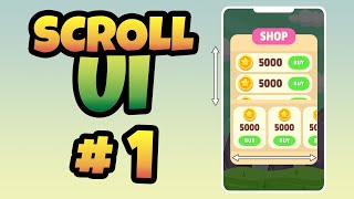 Scrolling UI Part - 1 | Unity Tutorial