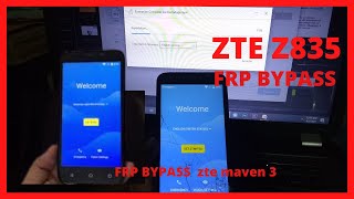 ZTE Maven 3 (Z835) AT&T FRP/Google Lock Bypass Android 7.1.1 without PC | Frp bypass Account Google