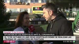 Situación de los hospitales ante el coronavirus Telemadrid Buenos días Madrid AMYTS