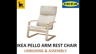 IKEA PELLO ARM CHAIR UNBOXING \u0026 ASSEMBLY