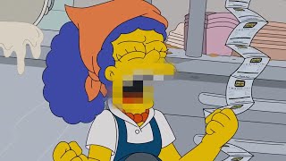 Marge gets a job in a high-pressure ghost kitchen - The Simpsons