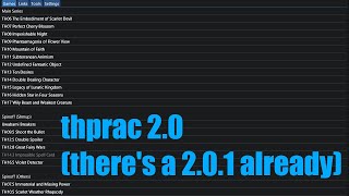 A quick and dirty overview of thprac 2.0