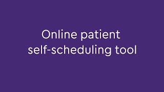 Video Demo of Patient Self-Scheduling Tool | ModMed