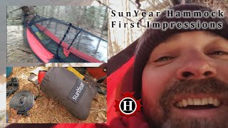 SunYear Hammock - First Impressions - How good can a $40 camping hammock be?