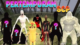 PERTEMPURAN antar SCP ? SIAPAKAH YANG TERKUAT ?? di garrys mod!